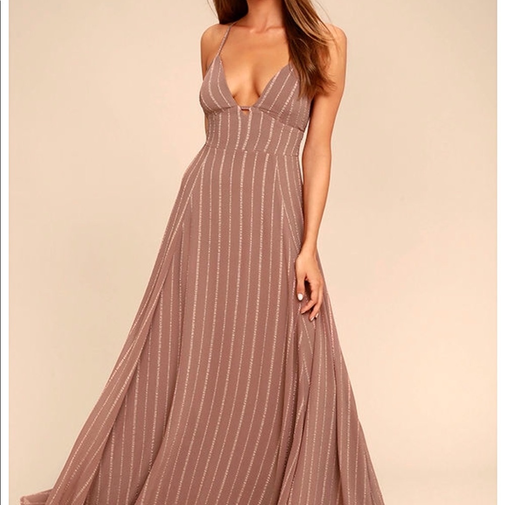 Light brown maxi
